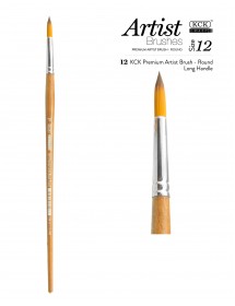KCK PREMIUM ROUND LONG HANDLE BRUSH - BR 121R #12